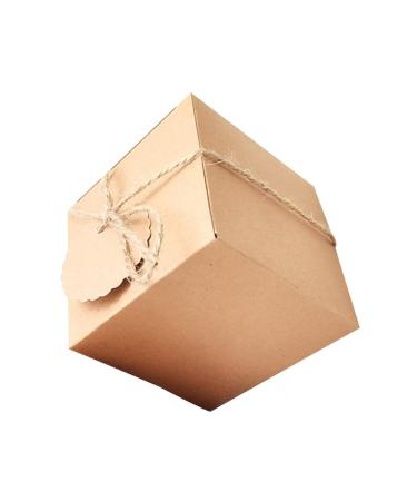 COHEALI Box Kraft Paper Box Wedding Ceremony Decorations Cupcake Toppers Biscuit Container Biscuits