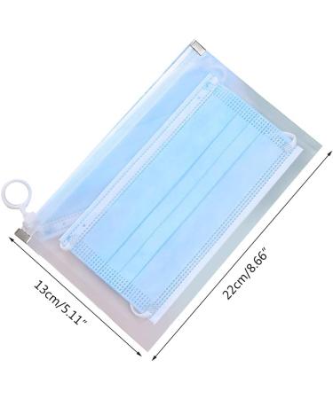 Storage Bag for Anti Dust Disposable Face Shield | Portable Waterproof Zipper Pouch for Travel & Office | Colorless - Buy Online on GoSupps.com