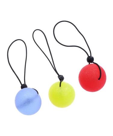 JECOMPRIS Fitness Equipment 3 Pcs Exercises Squeezeball Power Balls Training Grip Strengthening Ball Hand Fitness Fitness Hand Therapy Balls