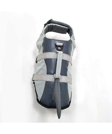 Omem Life Jacket for Dogs - XL Gray Puppy Swim Safety | Ideal for Pools Surfing & Boating - Buy Online on GoSupps.com