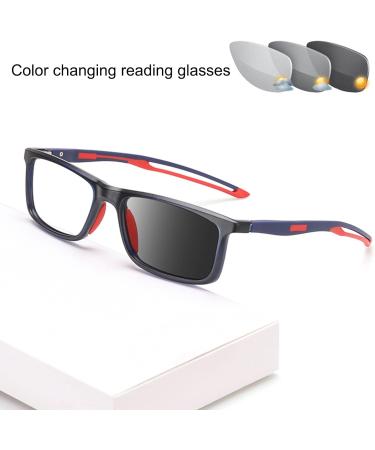 JHDXL Stylish Reading Glasses +1.75 | Blue Light Blocking UV Protection Spring Hinges - Brown | Comfortable Computer Readers - Buy Online on GoSupps.com