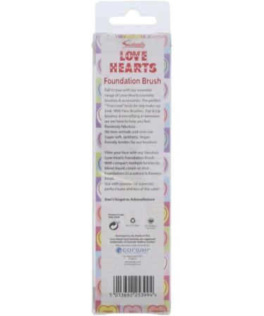 Love Hearts Filled Foundation Brush Foundation Brush Foundation Brush - Buy Online on GoSupps.com