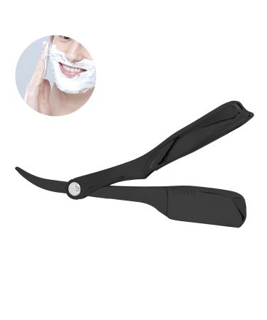 Professional Foldable Straight Edge Razor for Barbers | Ergonomic Grip & Lightweight Design | Manual Turf Razor for Men - Buy Online on GoSupps.com