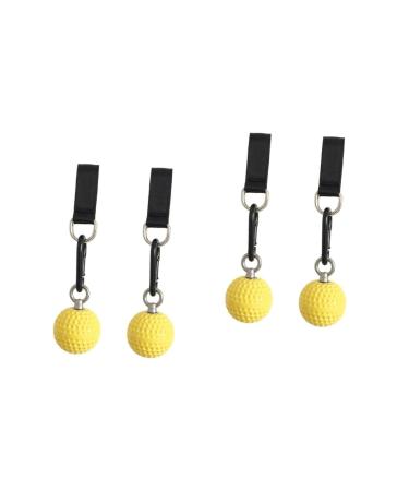 Beavorty 4 sentences Passage handle Exercise training ball Griffkraftball Sports devices Sport devices grip-trainer slide-resistant handle trainer household gymnastics ball fitness equipment grip ball powerball 21x3.8cmx2pcs different colors x 2 pieces