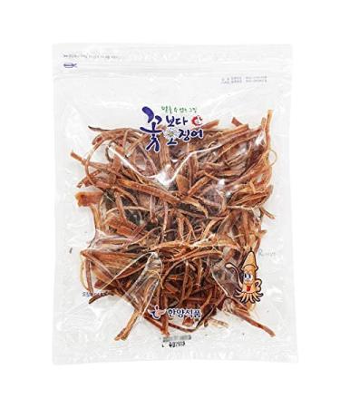 Korea Seasoned Dried Squid Snack Squid Over Flower 260g 9.1oz   9.1 Ounce (Pack of 1)