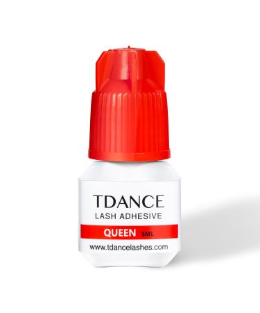 TDANCE Eyelash Extension Glue / 1-2 Sec Dry/Retention 8 Weeks/Lash Extension Glue for Professional Use Only (0.17 fl. oz / 5ml)