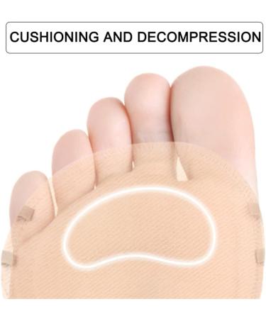 Anti-Slip Forefoot Pads - 2 Pairs Metatarsal Cushions for Comfort & Pain Relief | Perfect for Sandals & Heels | Soft Sole Inserts for Men & Women - Buy Online on GoSupps.com