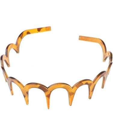 Zig-Zag Long Tooth Headband for Women Girls Plastic Resin Non-Slip Comb Hair Hoop Hairband Hair Accessories - Buy Online on GoSupps.com