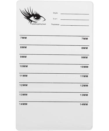 Eyelashes Extension Board Acrylic Eyelashes Grafting Storage Board with Measuring Function Fake Eyelashes Storage Palette for Lash Technicians - Buy Online on GoSupps.com