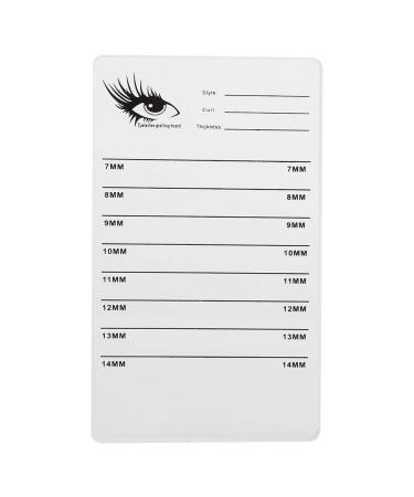 False Eyelashes Grafting Storage Board Eyelashes Display Fake Eyelashes Measuring Eyelashes Extension Tool