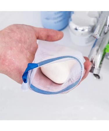  Kalttoy 2 Pack Exfoliating Pouch Mesh Soap Facial Cleansing Pouch White - Buy Online on GoSupps.com