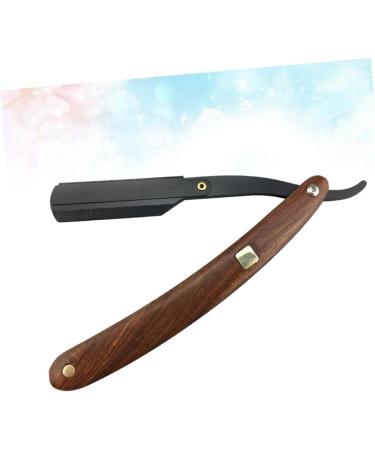 Angoily Straight Razor for Men | Safety Razor with Wooden Handle & Cutlery Holder - Premium Bamboo Shaving Experience - Buy Online on GoSupps.com