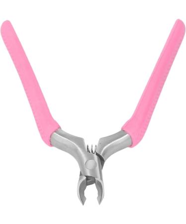 Nail Cuticle Trimmer Hygienic Built-in Spring Cuticle Trimmer with Protective Cover for Nail Salon (Pink) - Buy Online on GoSupps.com