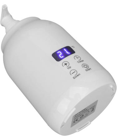 Massage Oil Heater Bottle Warmer for Essential Oils - LED Touch Control Adjustable Temperature Travel-Friendly with EU Connector - Buy Online on GoSupps.com