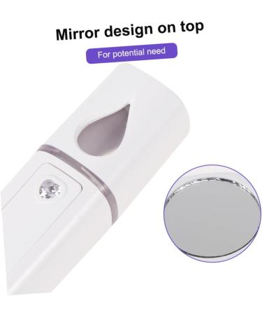 FOMIYES 1pc Mist Sprayer Portable Humidifiers Mini Face Spray Instruments Spray Meter Usb Face Steamer 10.5*3cm White - Buy Online on GoSupps.com