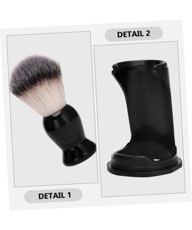 Didiseaon Beard Brush Set - Wooden Handle Shaving Brush & Stand for Men | International Shipping Available - Buy Online on GoSupps.com