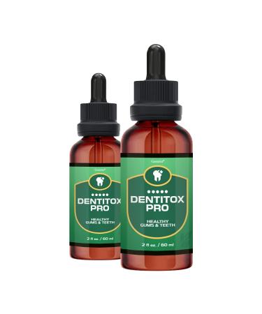 Dentitox Pro Drops for Teeth and Gums (2 bottle, 4oz total)