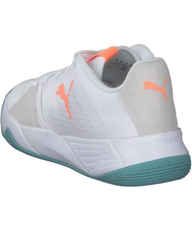 PUMA Unisex Accelerate Pro W+ Indoor Trainers - 41 EU - Puma White Neon Citrus Nimbus Cloud Porcelain | International Shipping Available - Buy Online on GoSupps.com