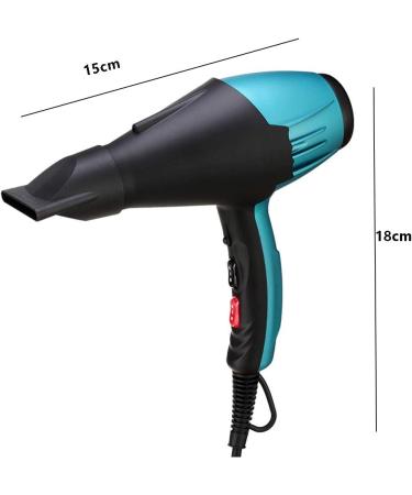 1800W Fast Blow Dryer Salon Hairdryer Blu-ray ion Hair Dryer Large Air Volume Overheat Protection 2 Speed and 3 Heat Setting Plus a Cool Shot Button 2.5m Long Cable concentratorwith Diffuser AC Motor - Buy Online on GoSupps.com