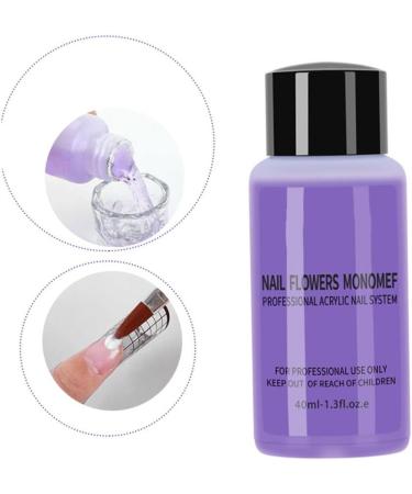 Acrylic Monomer Liquid 40ml Non-Yellowing Manicure Crystal Powder Carving Fluid Acrylic Liquid Monomer for Acrylic Powder Acrylic Nail Liquid Professional Acrylic Monomer Liquid - Buy Online on GoSupps.com