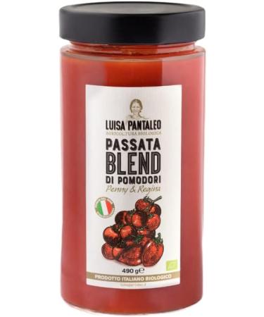 Pantaleo Agricoltura Luisa Pantaleo Passata Blend from Penny Tomatoes and Organic Regina 6 jars of 490 g 100 Made in Italy without preservatives low fat content excellent condiment for pasta - Buy Online on GoSupps.com