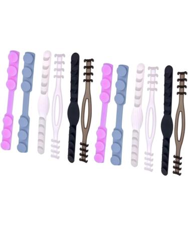 Mobestech 12pcs Black Disposable Face Mask Accessories - Ear Rope Buckle & Strap Buckle - Comfortable Ear Hook - Buy Online on GoSupps.com