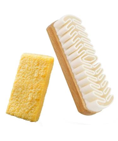 Suede Brush Nubuck Cleaning Kit with Suede Eraser Nubuck Cleaning Kit with Rubber Eraser for Cleaning a Kinds of Suede Nubuck Shoes Leathers
