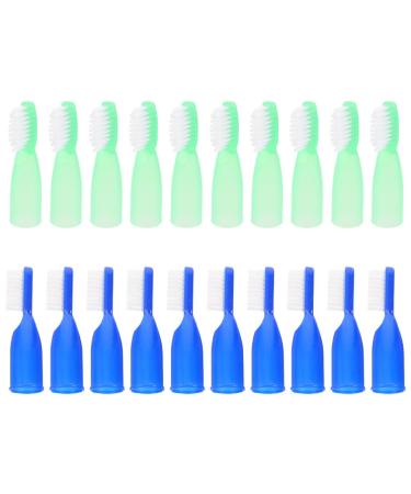 Baluue Small Toothbrushes Prison Toothbrush 20pcs Mini Cleaning Brushes Portable Toothbrush Prison Finger Toothbrush
