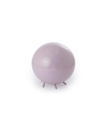 Baby Bump | Birthing Ball with Base Legs | Prenatal Fitness | Balance and Stability | Labor and Delivery | Pregnancy Comfort | Postpartum Exercise Ball | Baby Shower | Pump Included Lavendar Purple