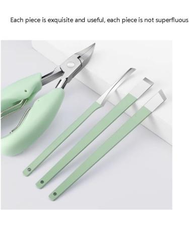 Nail Clippers Kit Manicure Set with Non Slip Handle Super Sharp Curved Grooming Tool for Men Women Travel Home (Color : Green B) - Buy Online on GoSupps.com