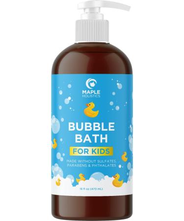Sulfate Free Kids Bubble Bath - Relaxing Vanilla Lavender Bubble Bath for Kids and Toddlers with Nighttime Blend of Chamomile Oil and Calendula Oil - Extra Foamy Moisturizing Kids Bath Soap Liquid Vanilla 16 Ounce (Pack of 1) - Buy Online on GoSupps.com