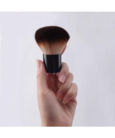 Kabuki Face Brush - Aluminum Handle for Powder Mineral Foundation & Blush Makeup - Buy Online on GoSupps.com