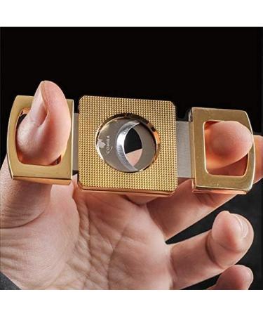 Portable Guillotine Cigar Cutter Scissors Elegant Stainless Steel Blade Cigar Accessories with Gift Box Picturesque234 - Buy Online on GoSupps.com