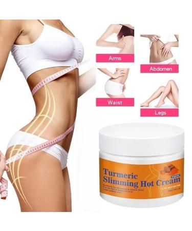 Buy Hot Turmeric Body Sculpting Cream | Slimming & Fat Burning Cream for Tummy Legs Arms & Waist Fast Weight Loss for Women & Men - Buy Online on GoSupps.com
