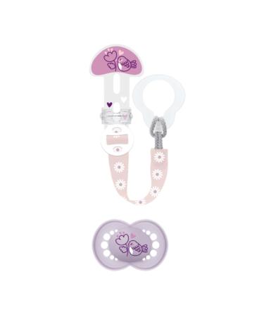 Buy Mam Schnuller & Pacifier Chain 6+ Months - Anatomically Symmetrical Silicone Pacifier Washable Chain Random Colors - Ideal for All Types of Pacifiers | International Shipping Available - Buy Online on GoSupps.com
