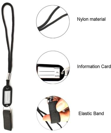 Walking Stick Wrist Straps with Card Holder - Set of 4 | Crutch Wrist Loop for Improved Mobility - Buy Online on GoSupps.com