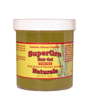 African Formulas Supergrow Extra Hold Hair Gel 16 oz - Strong Hold Styling Gel - Buy Online on GoSupps.com