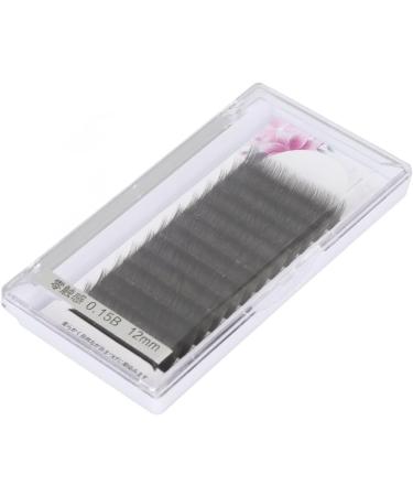 Extension Luxueuse Faux Cils avec de la Laine Mate Naturelle pour la Greffe sans Effort | Curl Long de 12 Mm de Faux Cils pour les Outils de Professionnels en Doux et Confortable - Buy Online on GoSupps.com