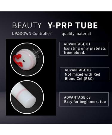 Pomojonbi Y-PRP Tube for Beauty Platelet Rich Plasma PRP Kit Easy to Use Transparent - Buy Online on GoSupps.com