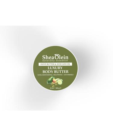 Buy Luxury Olive & Avocado Body Butter 12oz - Nourishing International Shipping - Buy Online on GoSupps.com
