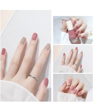 Nude Nail Polish Quick Dry & Long Lasting Nude Nail Varnish - Water Based Natural Nail Polish- No Need Uv Nail Paint For Diy Nail Art Manicure At Home -French Manicure Nail Polish (04#) - Buy Online on GoSupps.com