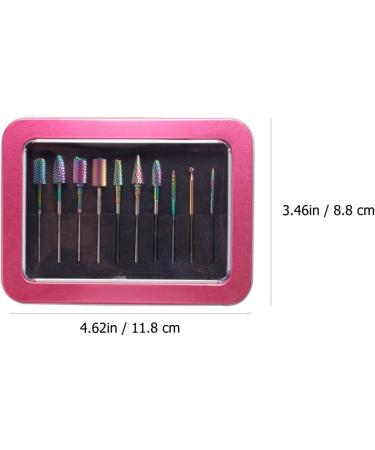 Beaupretty 1Set grinding head cuticle drill bit sanding bands Nail Polishing Tools manicure pedicure drill kit Manicure Drill Bits manicure kit Manicure Tool diamond Tungsten steel file head - Buy Online on GoSupps.com