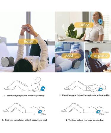 Neck and Shoulder Relaxer: Cervical Traction Device with Magnetic Therapy Pillowcase for Spine Alignment and TMJ Pain Relief - Buy Online on GoSupps.com