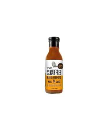 G. Hughes Smokehouse Sugar Free Wing Sauce (12 oz) - Mango Habanero Medium Hot
