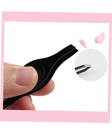 minkissy 1 Holly Headband Slant Tip Tweezers Ingrown Hair Tweezers Makeup Kits Women Eyebrow Tweezers Mini Slant Tweezer Facial Tool Blackhead Tweezers Willow Leaves Make up Miss 9x1cm Black - Buy Online on GoSupps.com