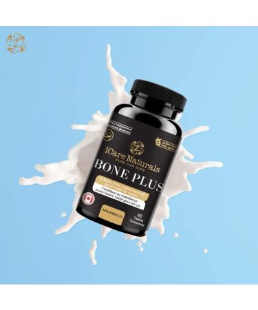 Supplements for BONES - Hair Nails & Skin Support - with Calcium Magnesium Zinc Vitamin D3 K1 Plus. Halal Gluten-Free Gelatin-Free - 60 Tablets. - Buy Online on GoSupps.com