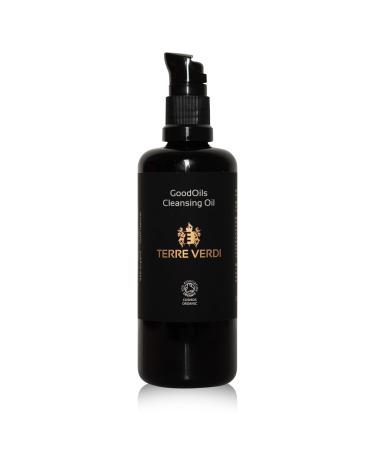 Terre Verdi Certified Organic Face Cleanser - GoodOils Face Cleansing Oil for All Skin Types & Dry Skin - Moisturising Argan Oil Jojoba Oil Vitamin E for Face - Vegan Cruelty Free Skincare - 100ml Good Oils: Chamomile