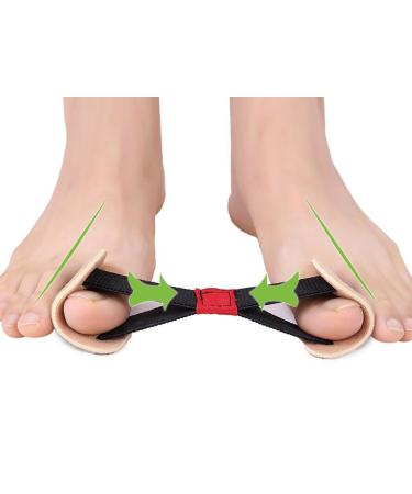 Mutreso Big Toe Strap Bunion Straightener for Hallux Valgus Alignment and Foot Pain Relief - Buy Online on GoSupps.com