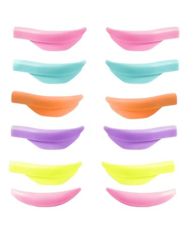 Lash Perm Rods Silicone Lash Lift Pads Eyelash Lift Ribbon Eyelash Perm Curler Makeup Tools For Eyelash Lifting Reusable Eye Patch & Lash Ribbon Salon Grade (colorful lift rods)