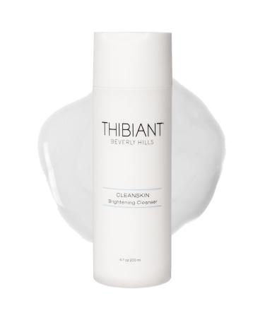 CleanSkin Brightening Cleanser Milky Gel Facial Wash Cleanses Exfoliates and Hydrates Skin Light Foaming Removes Dirt Oil and Makeup Paraben Free 6.7 Oz